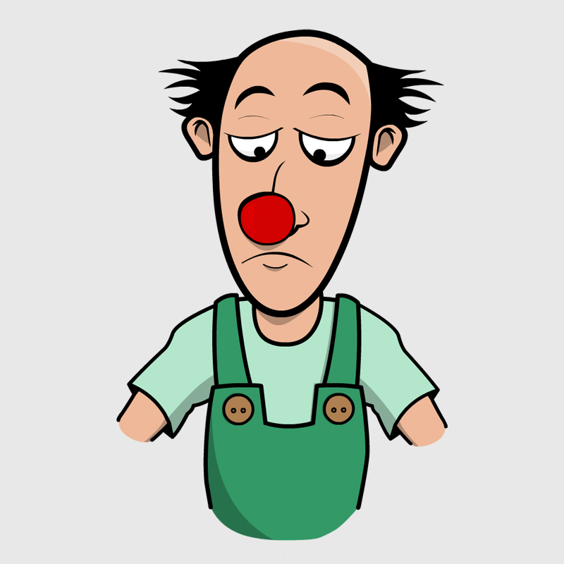 ilustracion payaso enrique f brull marketing online