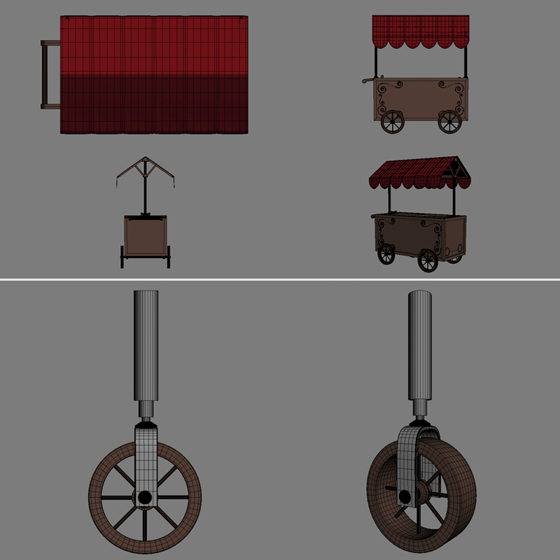 modelado 3d carrito enrique f brull marketing online
