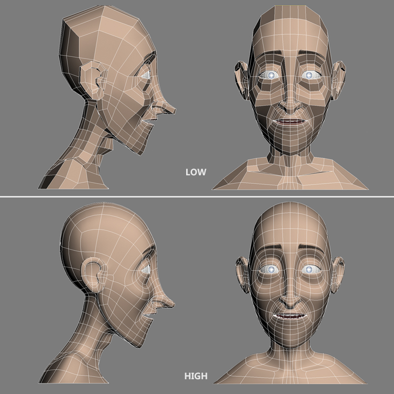 modelado 3d cabeza payaso cuerpo enrique f brull marketing online
