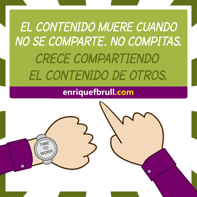 crece compartiendo contenido