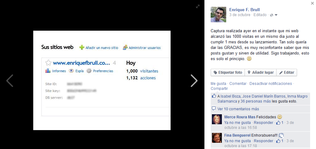 1000 visitas unicas diarias enrique f brull